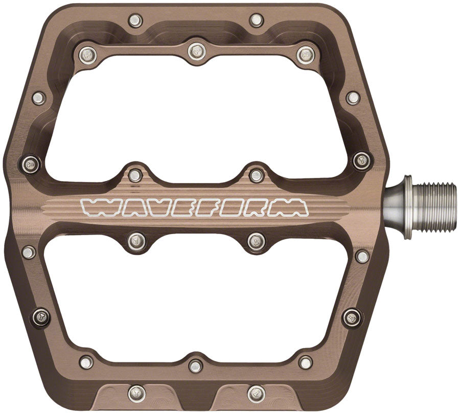 Wolf Tooth Waveform Pedals - Espresso Large - Bicycle Warehouse