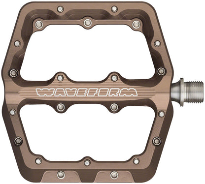 Wolf Tooth Waveform Pedals - Espresso Large - Bicycle Warehouse