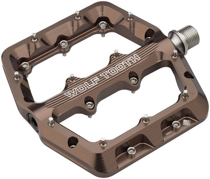 Wolf Tooth Waveform Pedals - Espresso Large - Bicycle Warehouse