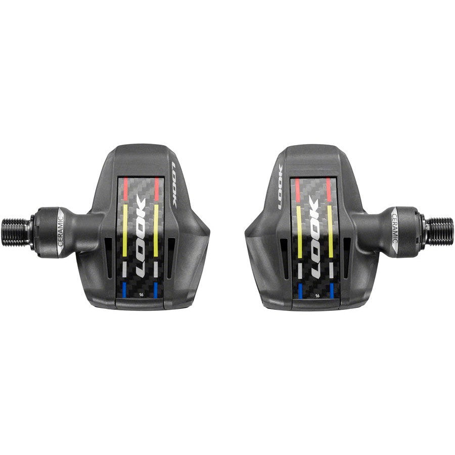 LOOK KEO BLADE CARBON CERAMIC Ti Pedals - Single Sided Clipless, Titanium, 9/16" - Pedals - Bicycle Warehouse