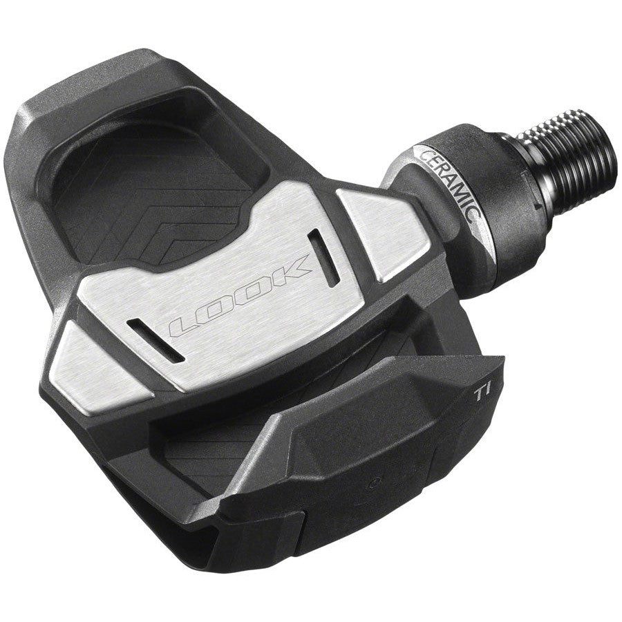 LOOK KEO BLADE CARBON CERAMIC Ti Pedals - Single Sided Clipless, Titanium, 9/16" - Pedals - Bicycle Warehouse