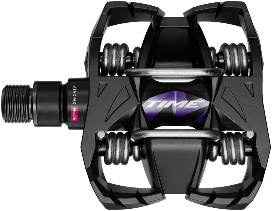 TIME MX 6 Pedals - Dual Sided Clipless with Platform Aluminum 9/16" - Bicycle Warehouse