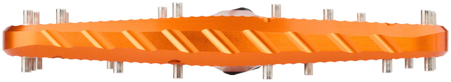 Ripsaw Aluminum Pedals - Platform Aluminum 9/16" Black Orange - Bicycle Warehouse