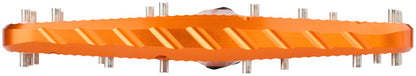 Ripsaw Aluminum Pedals - Platform Aluminum 9/16" Black Orange - Bicycle Warehouse