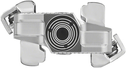 X-TRACK Single Power Pedals - Dual Sided Clipless Chromoly 9/16" Silver - Bicycle Warehouse