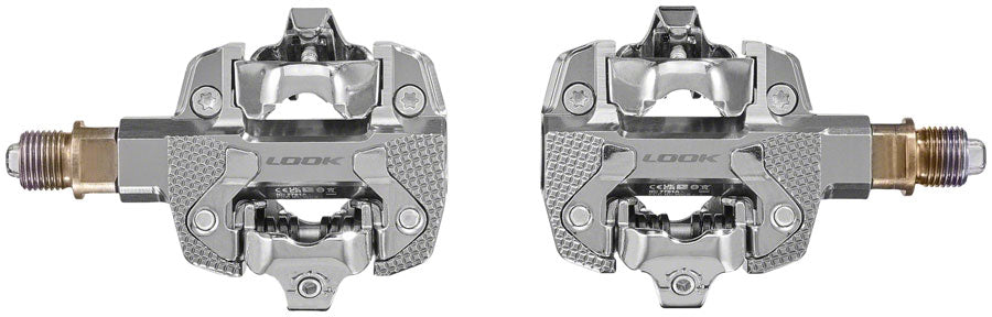 X-TRACK Dual Power Pedals - Dual Sided Clipless Chromoly 9/16" Silver - Bicycle Warehouse