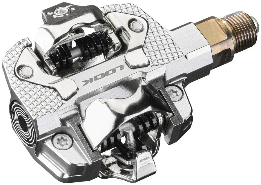 X-TRACK Dual Power Pedals - Dual Sided Clipless Chromoly 9/16" Silver - Bicycle Warehouse
