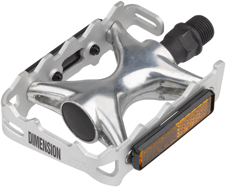 Mountain Compe Pedals - Platform Aluminum 9/16" Silver - Bicycle Warehouse