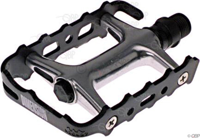 Mountain Pro Pedals - Platform Aluminum 9/16" Black - Bicycle Warehouse