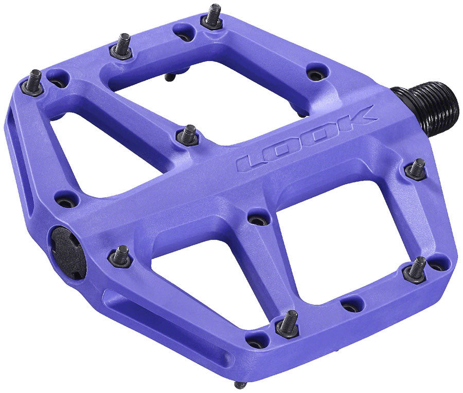 LOOK Trail Fusion Pedals - Platform 9/16" Purple - Bicycle Warehouse