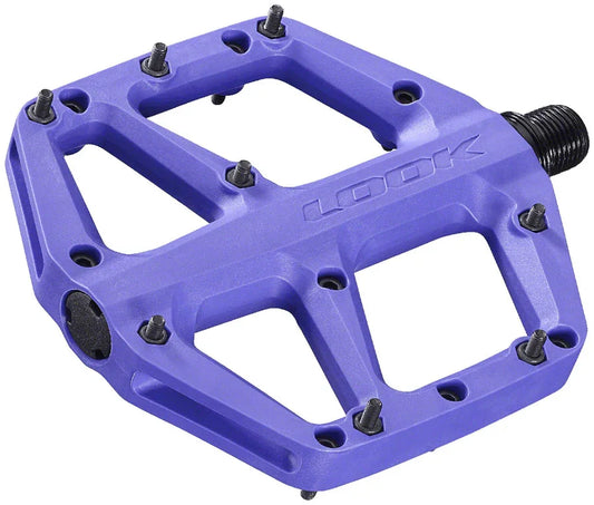 LOOK Trail Fusion Pedals - Platform 9/16" Purple - Bicycle Warehouse