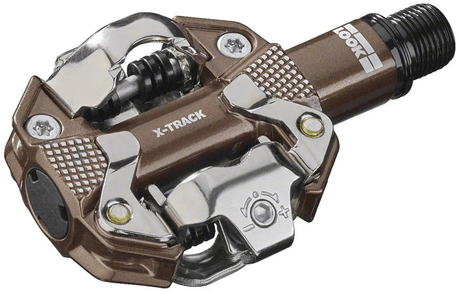 X-TRACK Pedals - Dual Sided Clipless Chromoly 9/16" Gravel Edition - Bicycle Warehouse