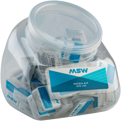 GPK-100 Glueless Patch Kit Jar of 50 - Bicycle Warehouse