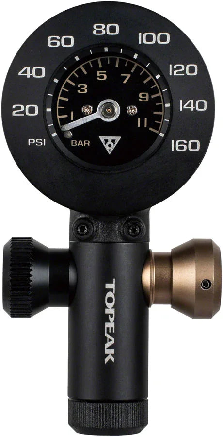 Topeak AirBooster G+ CO2 Inflator - with Gauge - Bicycle Warehouse