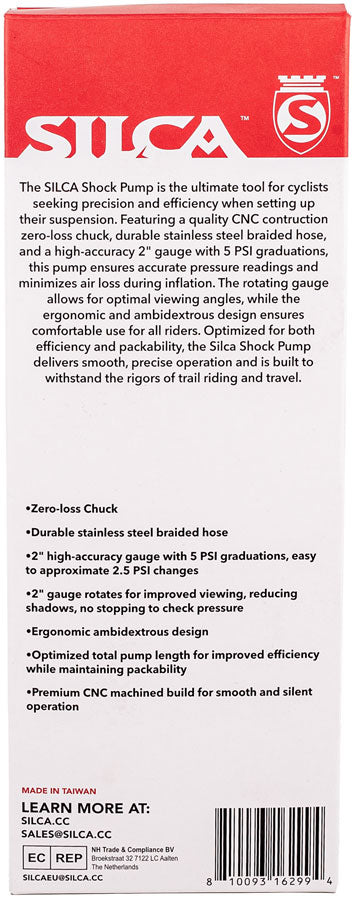 Silca Ultimate Shock Pump - Bicycle Warehouse