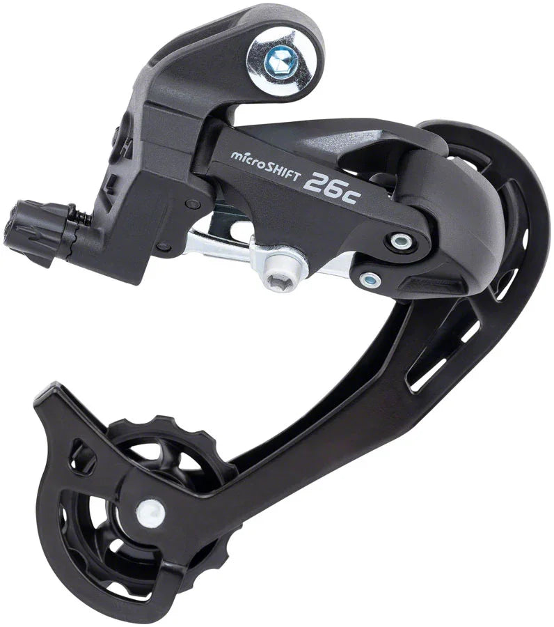M26C Rear Derailleur - 7/8 Speed Long Cage 13-34t Freewheel BLK - Bicycle Warehouse