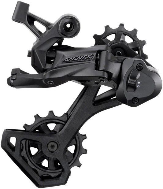 ADVENT X Rear Derailleur - 10-Speed Medium Cage Black With Clutch - Bicycle Warehouse
