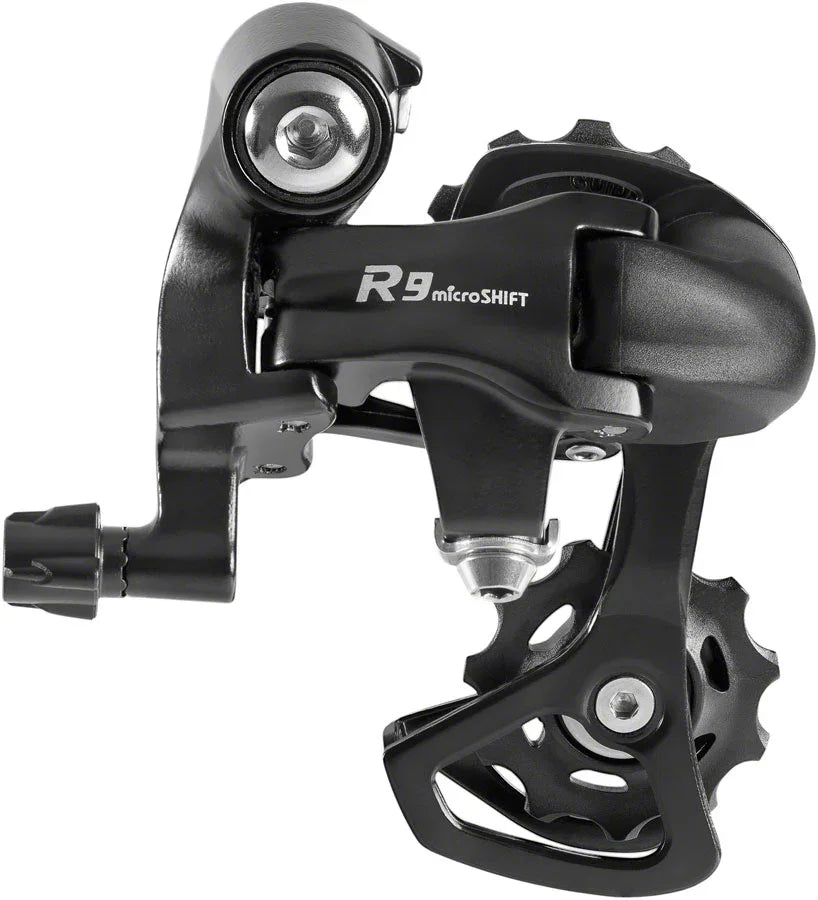 R9 Rear Derailleur - 9-Speed Short Cage Shimano Road Compatible BLK - Bicycle Warehouse