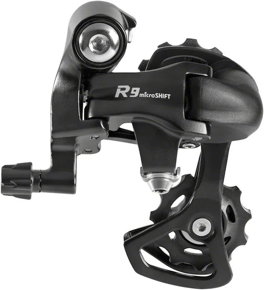 R9 Rear Derailleur - 9-Speed Short Cage Shimano Road Compatible BLK - Bicycle Warehouse