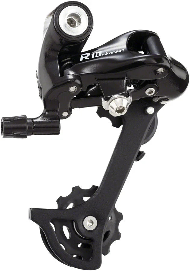 R10 Rear Derailleur - 10-Speed Medium Cage Shimano Road Compatible BLK - Bicycle Warehouse