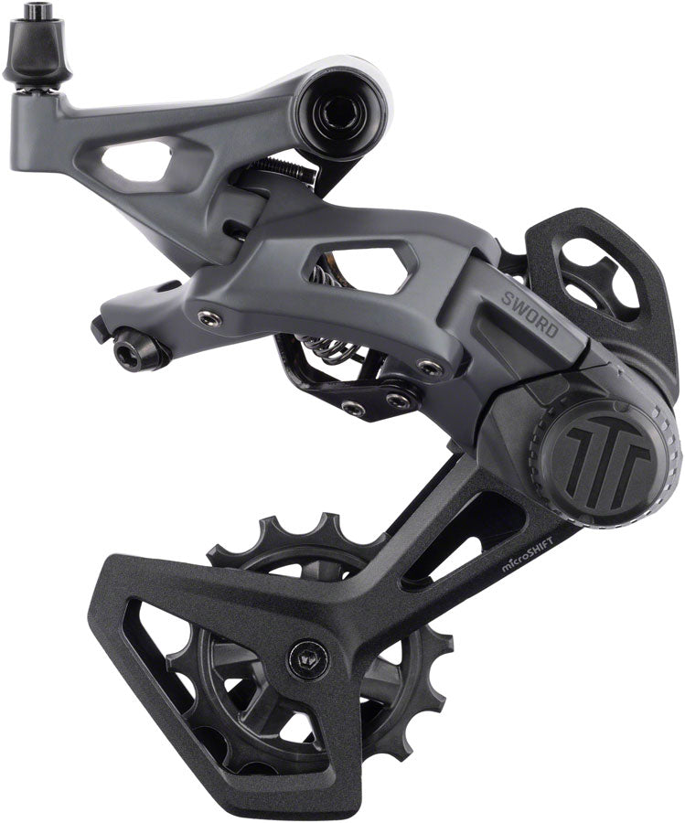 Sword Rear Derailleur - 10-Speed Medium Cage Compatible Sword 1x Gray - Bicycle Warehouse