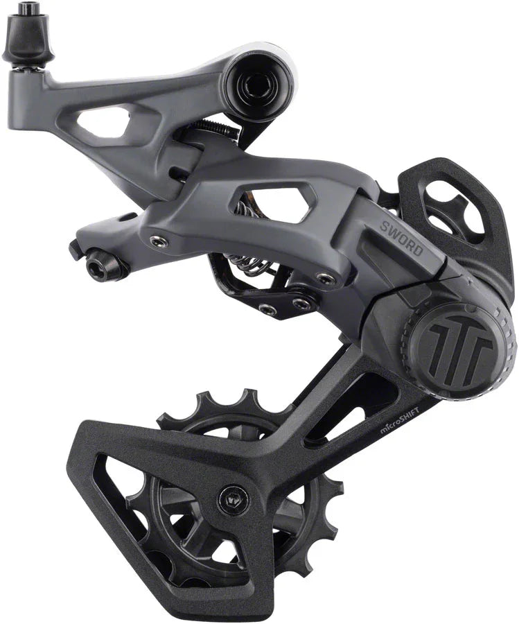 Sword Rear Derailleur - 10-Speed Medium Cage Compatible Sword 1x Gray - Bicycle Warehouse
