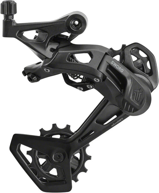 Sword BLK Rear Derailleur - 9-Speed Long Cage Compatible Sword BLK 2x BLK - Bicycle Warehouse