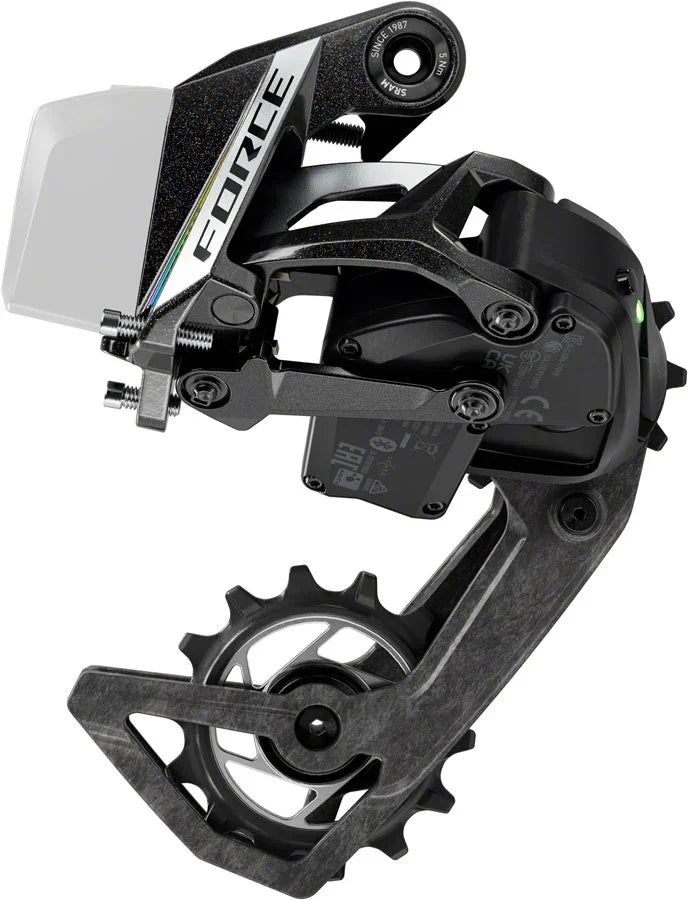 SRAM Force AXS Rear Derailleur - 12-Speed 36t Max Battery Not Included Carbon Cage - Bicycle Warehouse