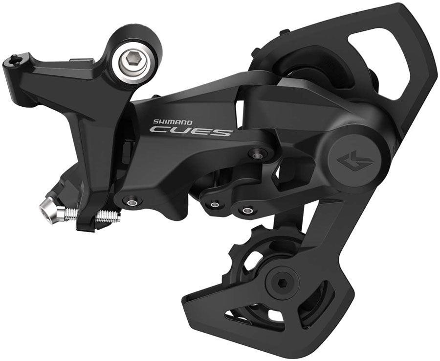 Shimano CUES RD-U4010 Rear Derailleur - 9/10-Speed Shadow Design Direct Attach Short Cage BLK - Bicycle Warehouse