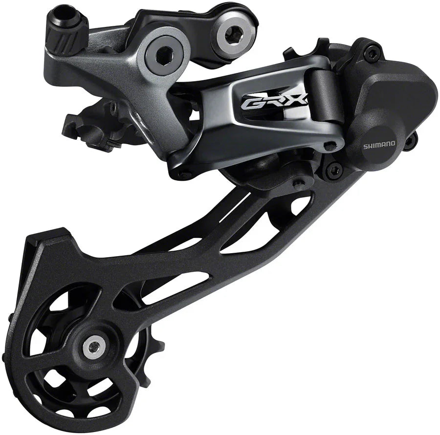 GRX RD-RX810 Rear Derailleur - 11-Speed Long Cage BLK With Clutch For 1x 2x 34t Low Sprocket Max - Bicycle Warehouse