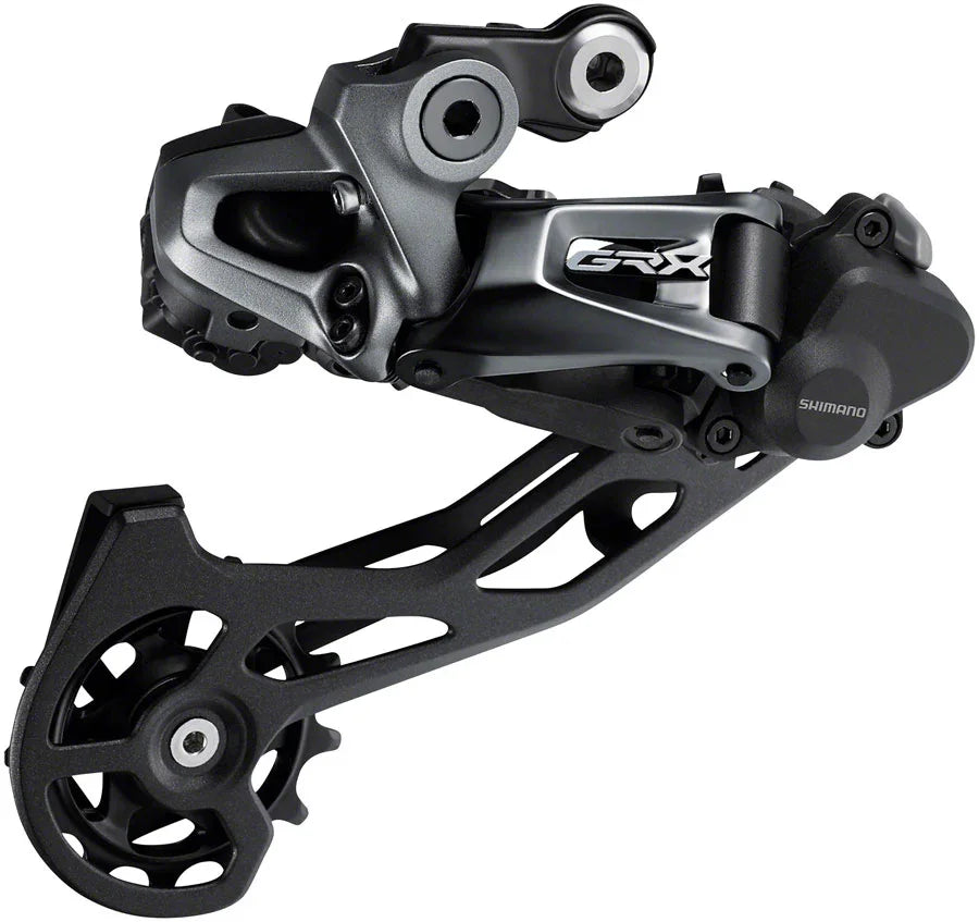 GRX RD-RX815 Rear Derailleur - 11-Speed Long Cage BLK With Clutch Di2 For 1x 2x - Bicycle Warehouse