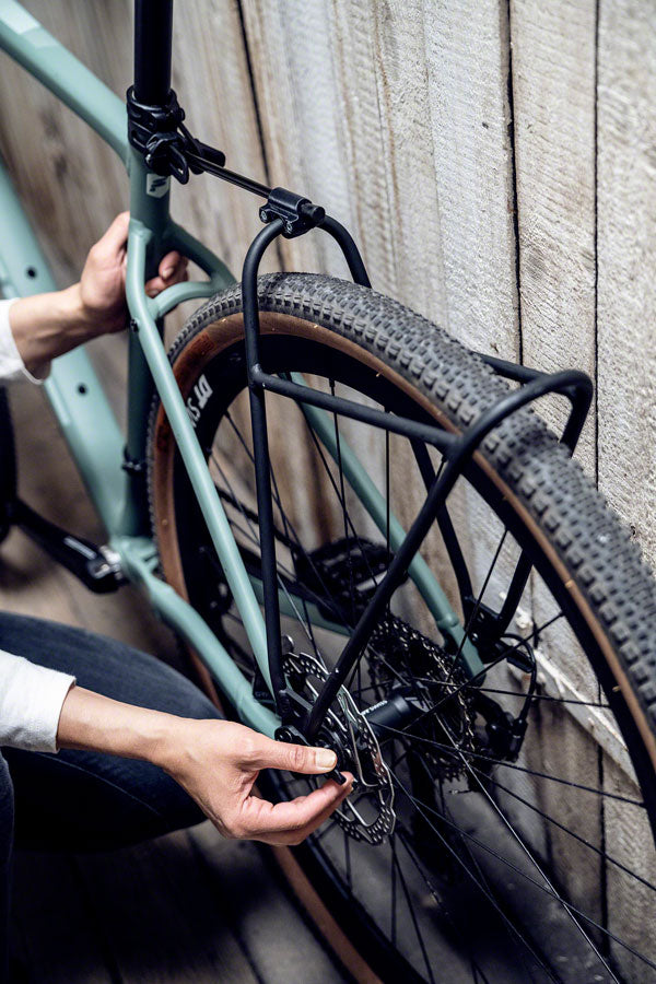 Quick-Rack Light Rear Mount Bike Rack - Quick Release Black - Bicycle Warehouse