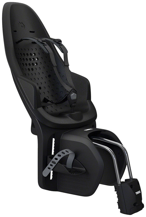 Yepp Maxi 2 Child Bike Seat - Frame Mount Midnight Black - Bicycle Warehouse