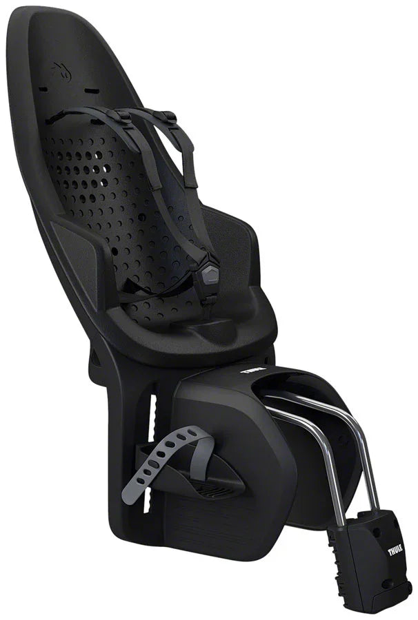 Yepp Maxi 2 Child Bike Seat - Frame Mount Midnight Black - Bicycle Warehouse