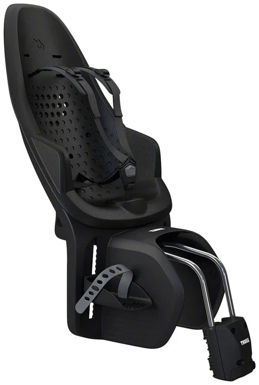 Yepp Maxi 2 Child Bike Seat - Frame Mount Midnight Black - Bicycle Warehouse