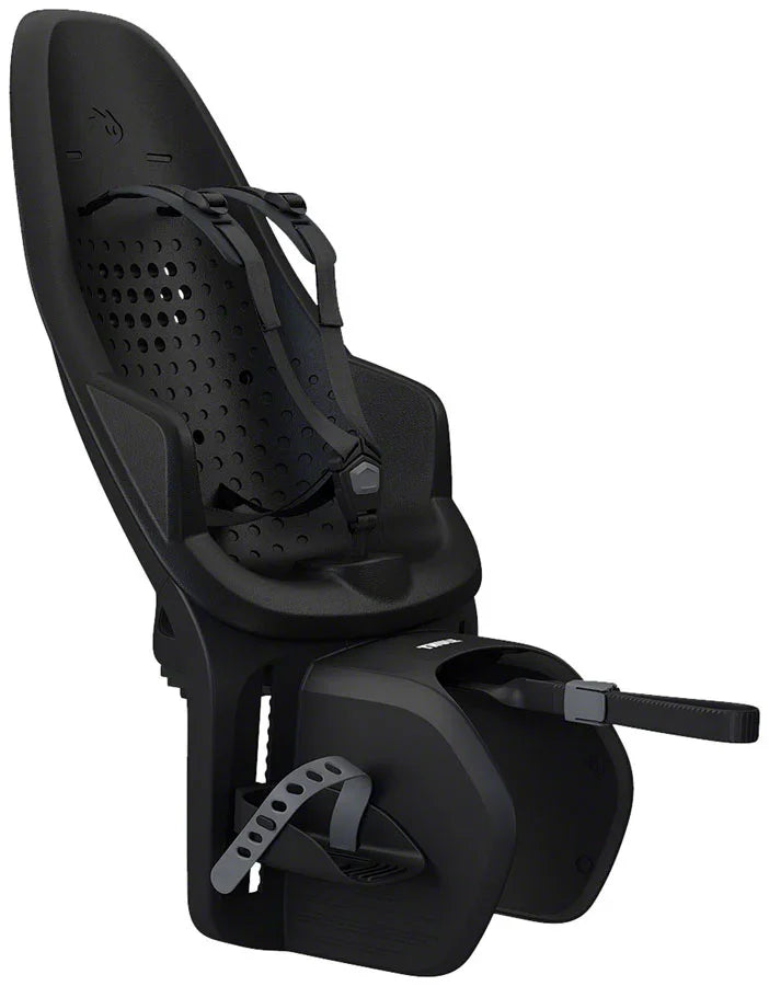 Yepp Maxi 2 Child Bike Seat - MIK HD Rack Mount Midnight Black - Bicycle Warehouse