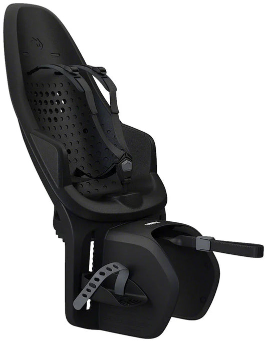 Yepp Maxi 2 Child Bike Seat - MIK HD Rack Mount Midnight Black - Bicycle Warehouse