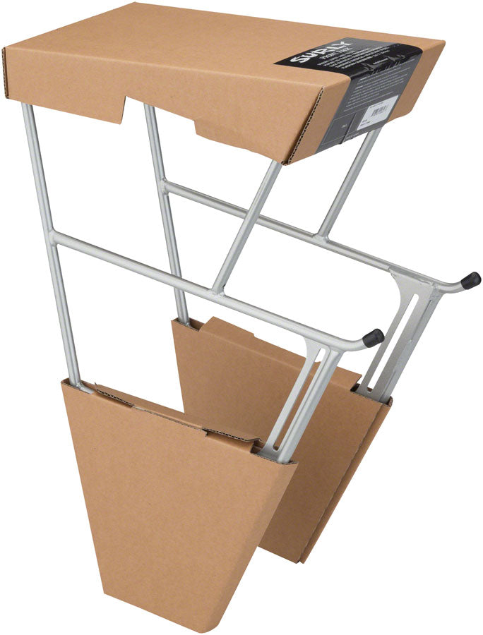 CroMoly Front Rack 2.0: Silver - Bicycle Warehouse