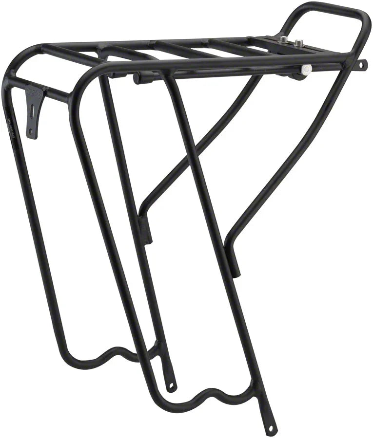 RCR-200 Pork Chop Rear Rack 700c Black - Bicycle Warehouse