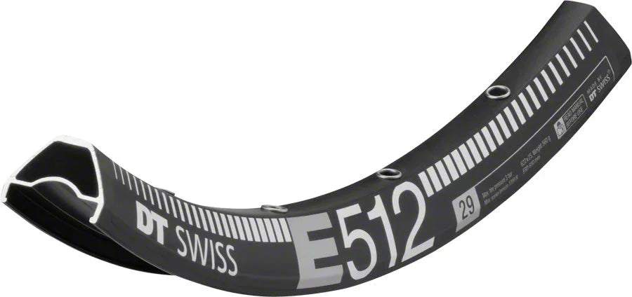 E 512 Rim - 29" Disc Black 32H - Bicycle Warehouse