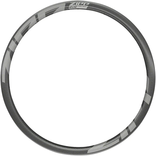Zipp 202 Firecrest Carbon Rim - 700 Disc Brake Matte Carbon 24H Front/Rear - Bicycle Warehouse