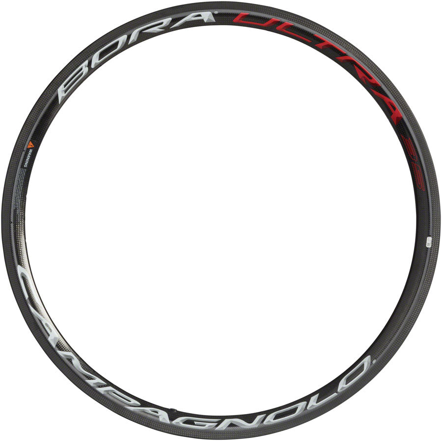 Bora Ultra 35 Rim - 700 Disc Black /Bright Label 21H Tubular Rear - Bicycle Warehouse
