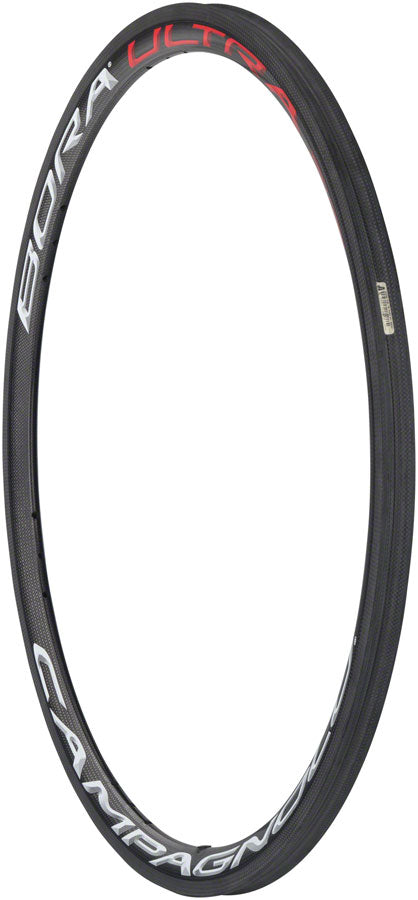 Bora Ultra 35 Rim - 700 Disc Black /Bright Label 21H Tubular Rear - Bicycle Warehouse