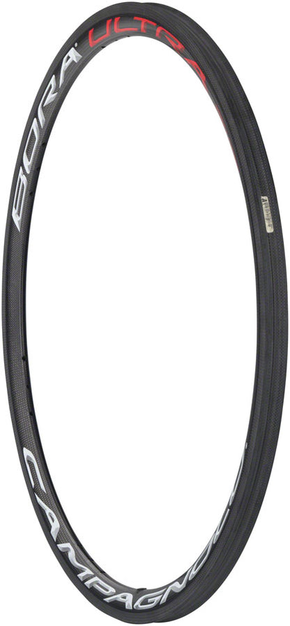 Bora Ultra 35 Rim - 700 Disc Black /Bright Label 21H Tubular Rear - Bicycle Warehouse