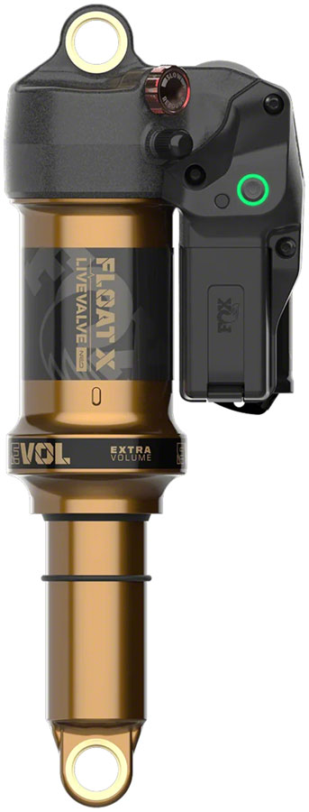 FOX FLOAT X Live Valve Neo Factory Rear Shock - Metric 230 x 60 mm 0.2 Spacer Live Valve EVOL LV Kashima Coat - Bicycle Warehouse