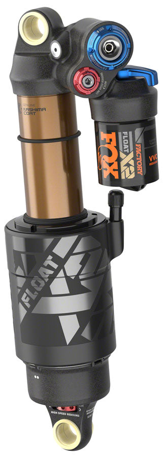 FOX FLOAT X2 Factory Rear Shock - Metric 230 x 57.5 mm 2-Position Lever Kashima Coat - Bicycle Warehouse