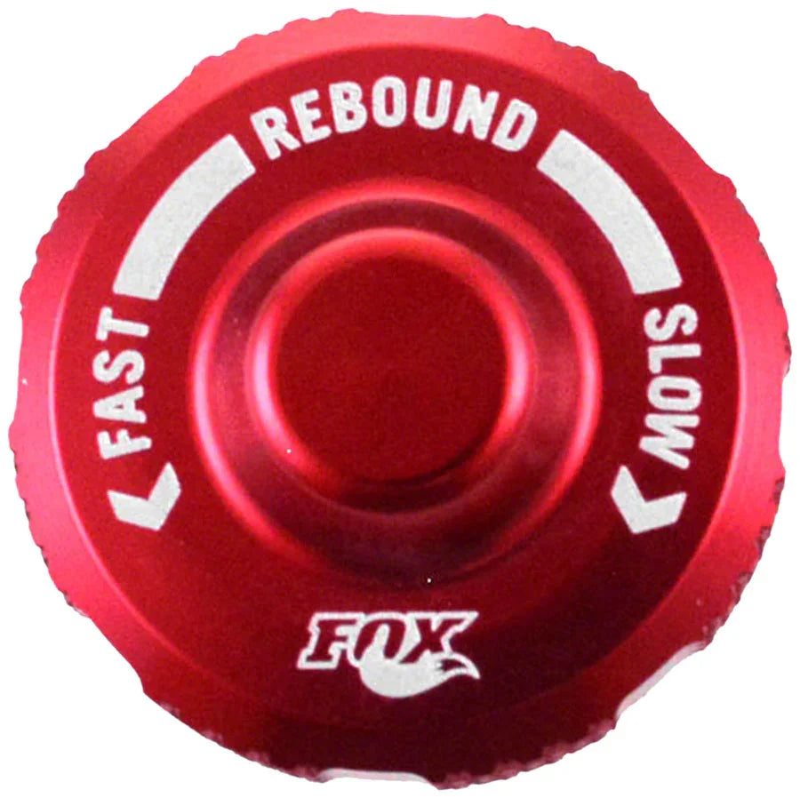 FOX Damping Adjuster Part Rebound Knob Float DPX2 Red - Bicycle Warehouse