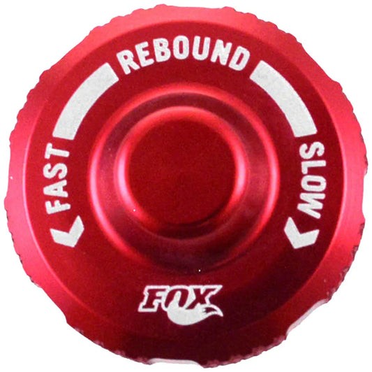 FOX Damping Adjuster Part Rebound Knob Float DPX2 Red - Bicycle Warehouse