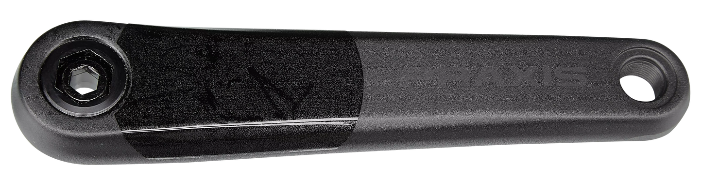 CRK TURBO, BROSE ISIS SPLINE (G2), 170MM, DRIVE-SIDE ARM, ALLOY, PRAXIS