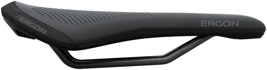 Ergon SMS Comp Saddle - TiNox SL Black Mens Medium/Large - Bicycle Warehouse